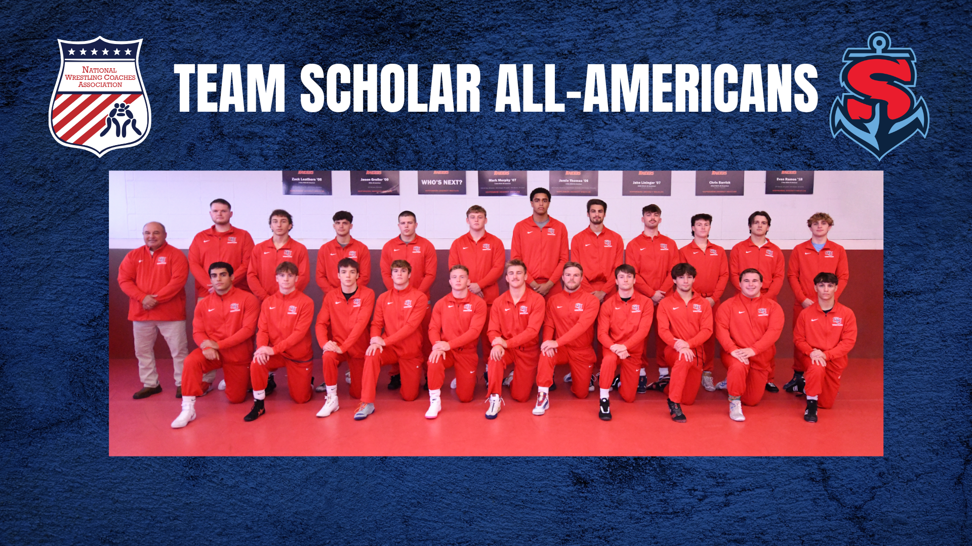 Wrestling 2026 NWCA DII Team Scholar All-American Award