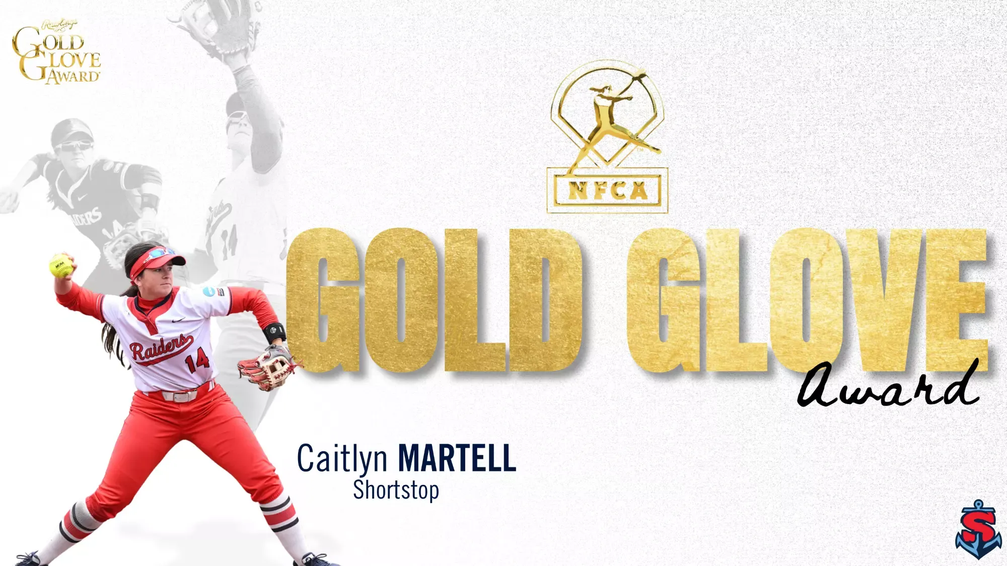 2026 NFCA Gold Glove Award Caitlyn Martell