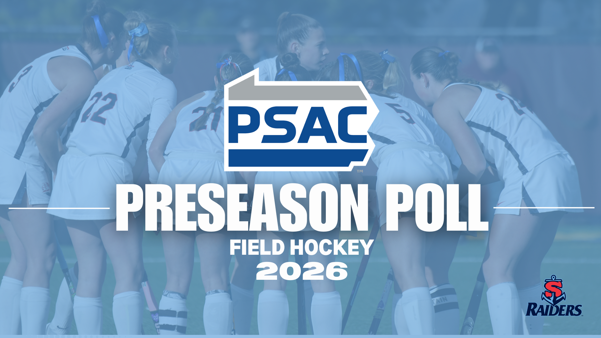 A graphic reading Field Hockey PSAC Preseason Poll 2026