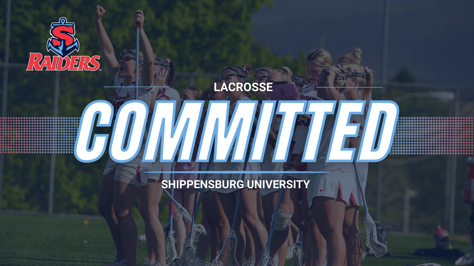 A graphic for the 2027 lacrosse recruiting class