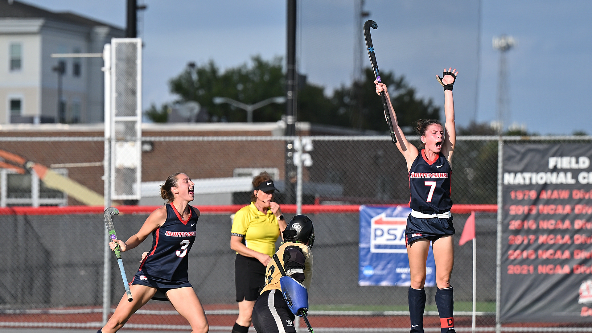Hannah White Goal Celebrate