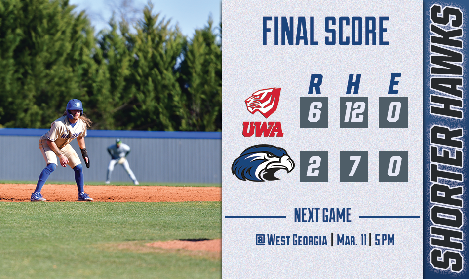 Hawks Drop Final Game of Series with West Alabama Shorter University