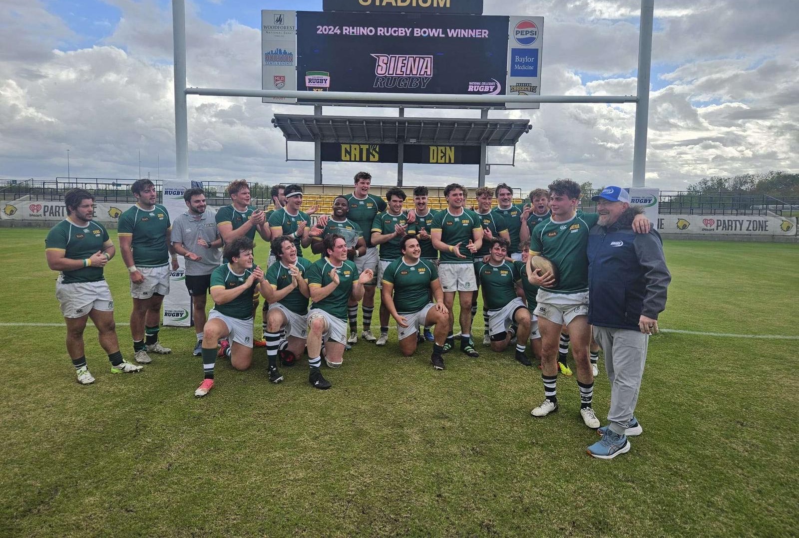 Men's Rugby Win's Rhino Bowl