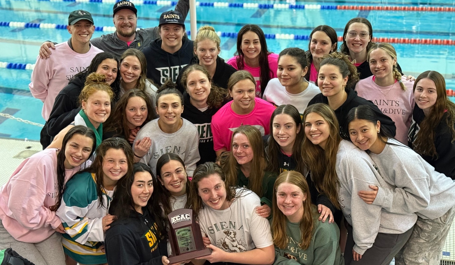 Swimming & Diving 2025 ECAC's Third Place