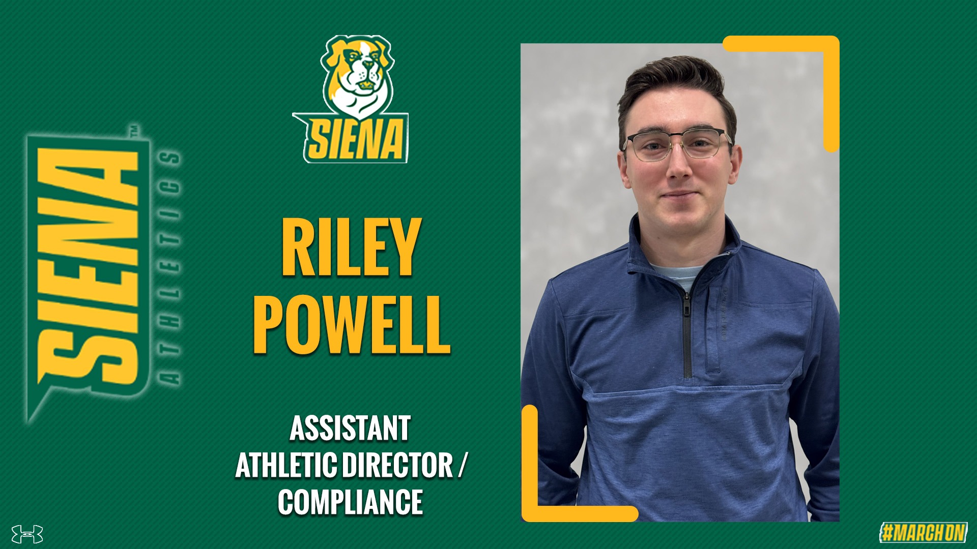 Riley Powell Ast AD for Compliance hiring graphic