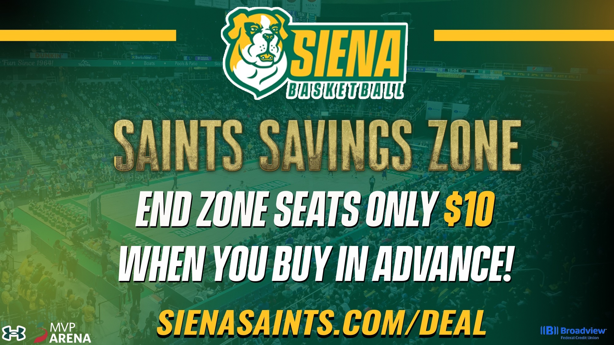 Men's Basketball End Zone Seats Offer