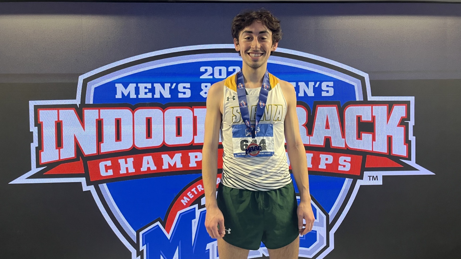 Tyler Greene Silver Medalist One-Mile MAAC Indoors