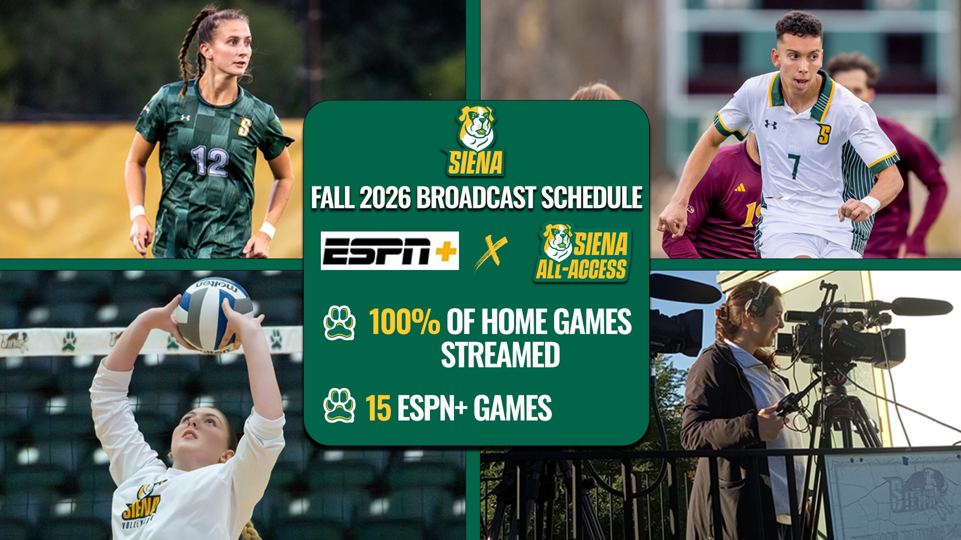 2026 Fall Broadcast Schedule graphic