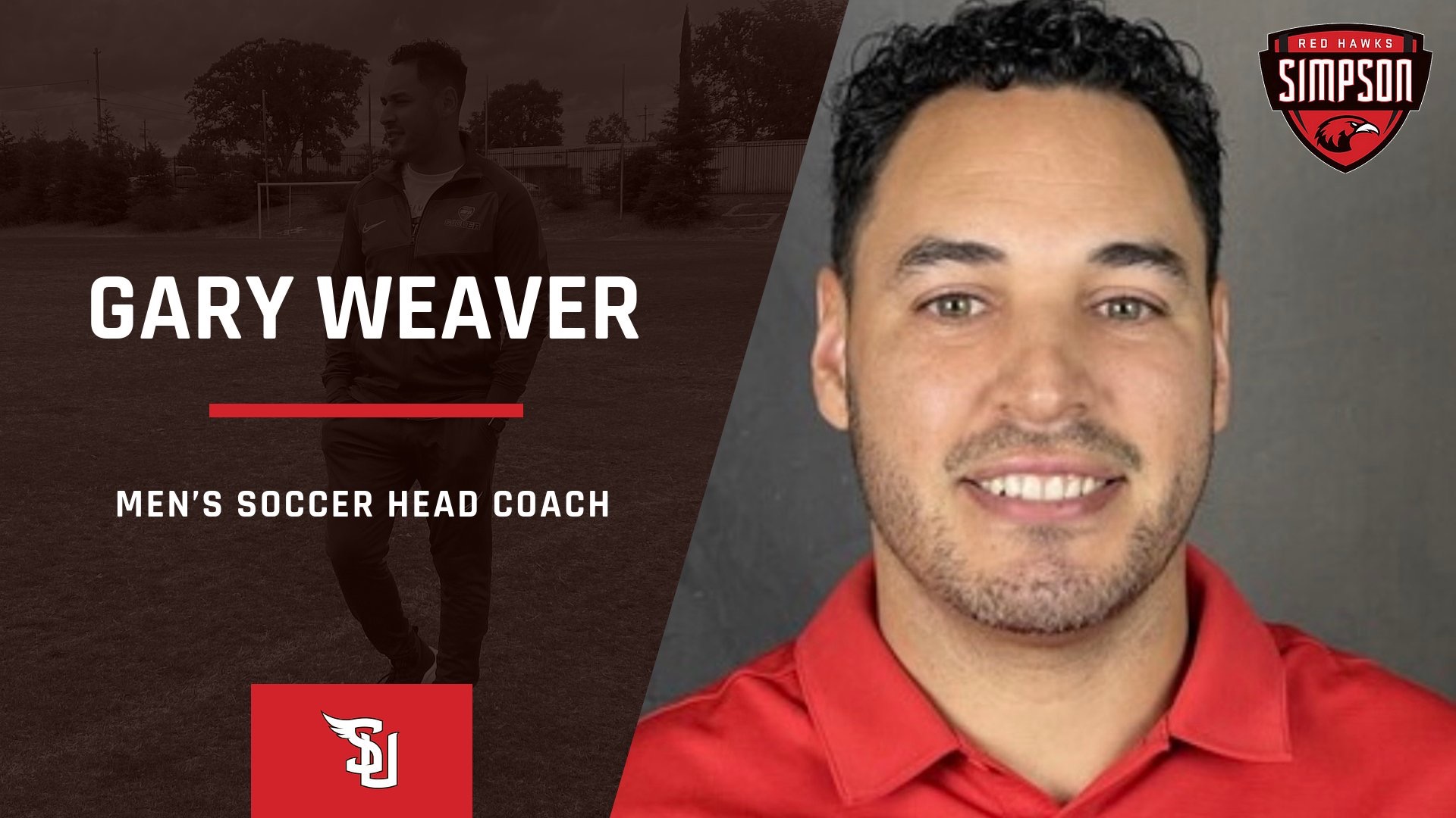 Gary Weaver Tabbed as Red Hawks Men's Soccer Head Coach Simpson