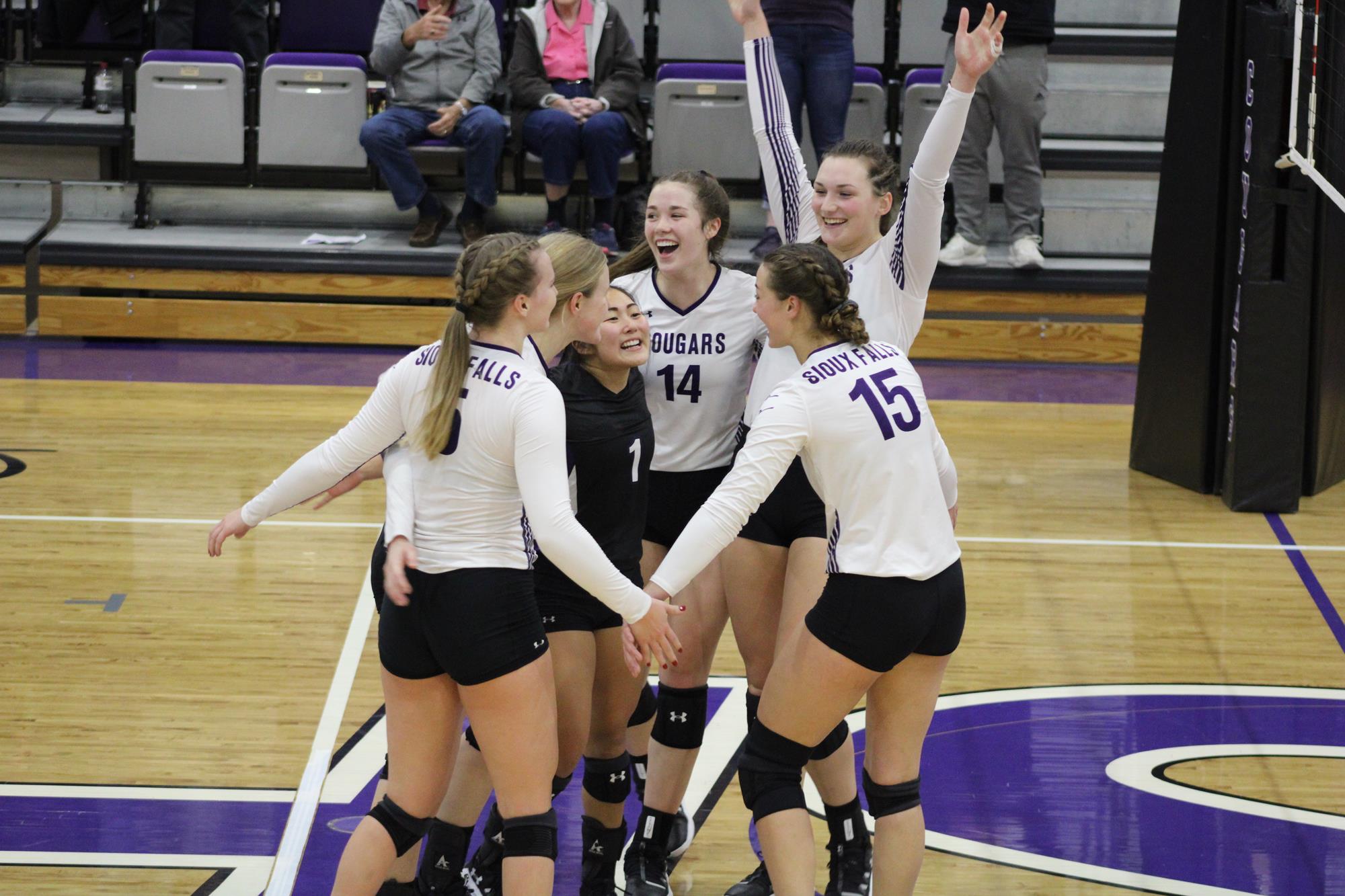 On Senior Weekend, USF Volleyball closes regular season with matches against Bemidji State and