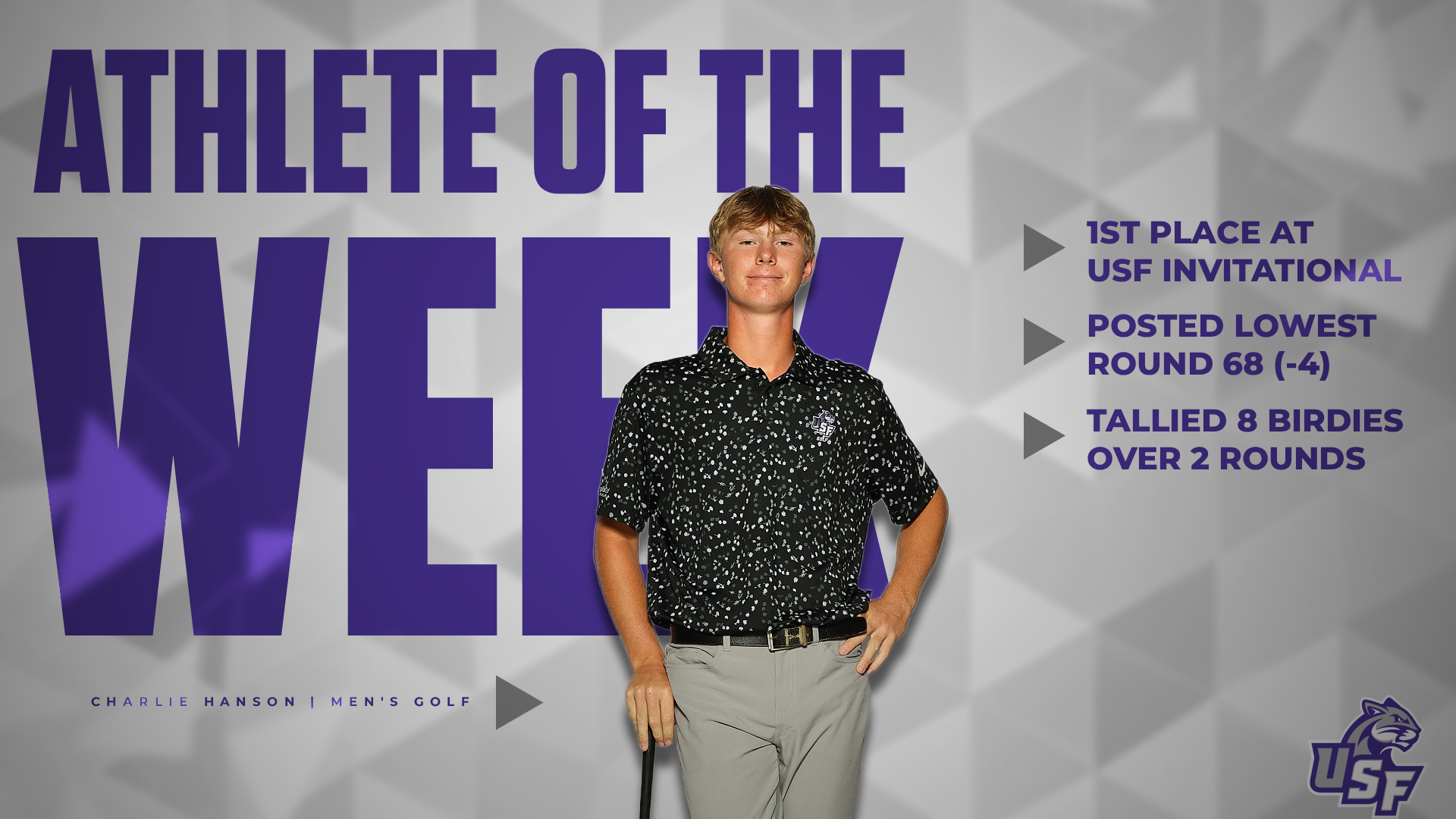 Charlie Hanson NSIC AOTW