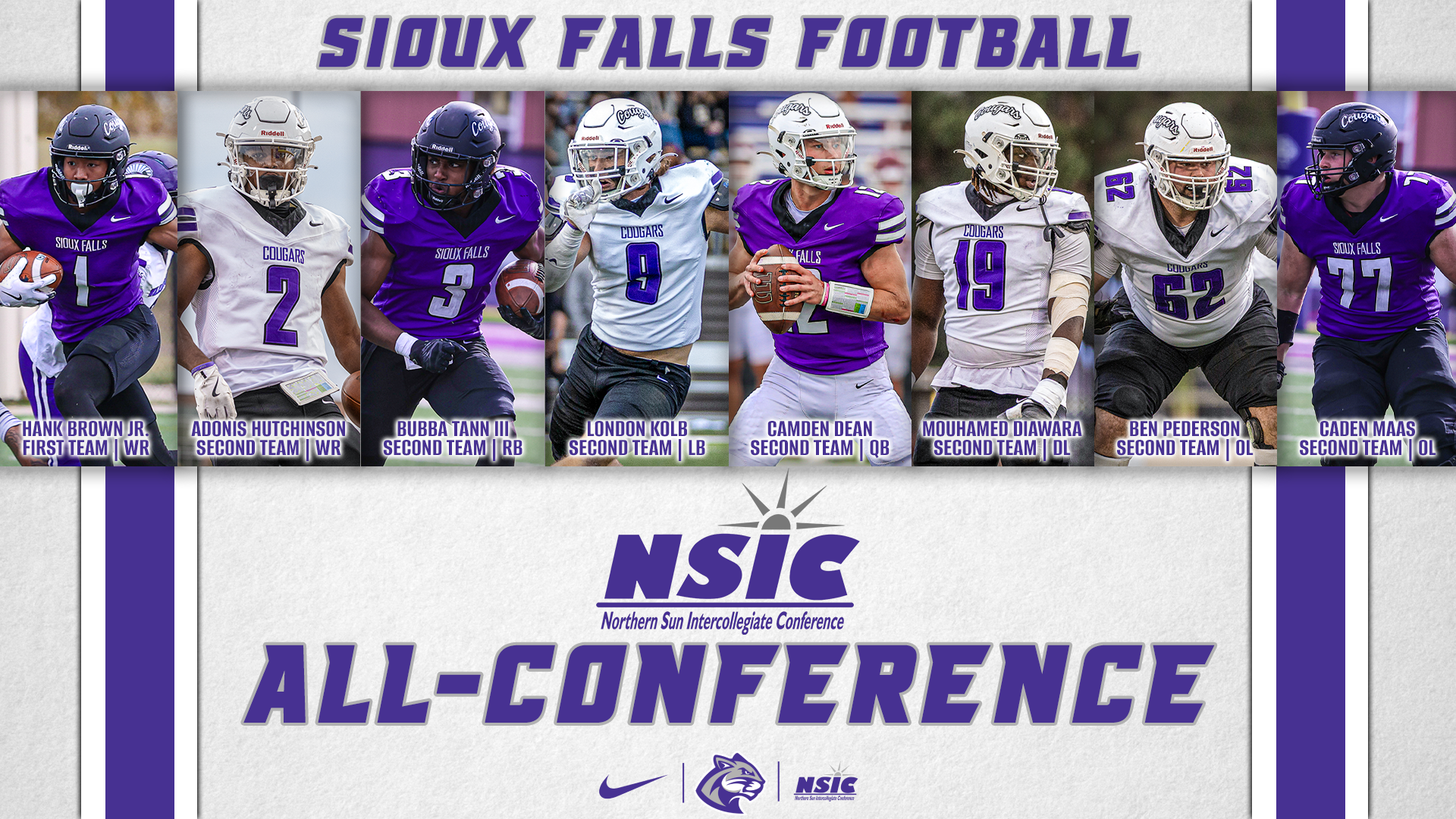 USF Football lands eight on all-conference chart