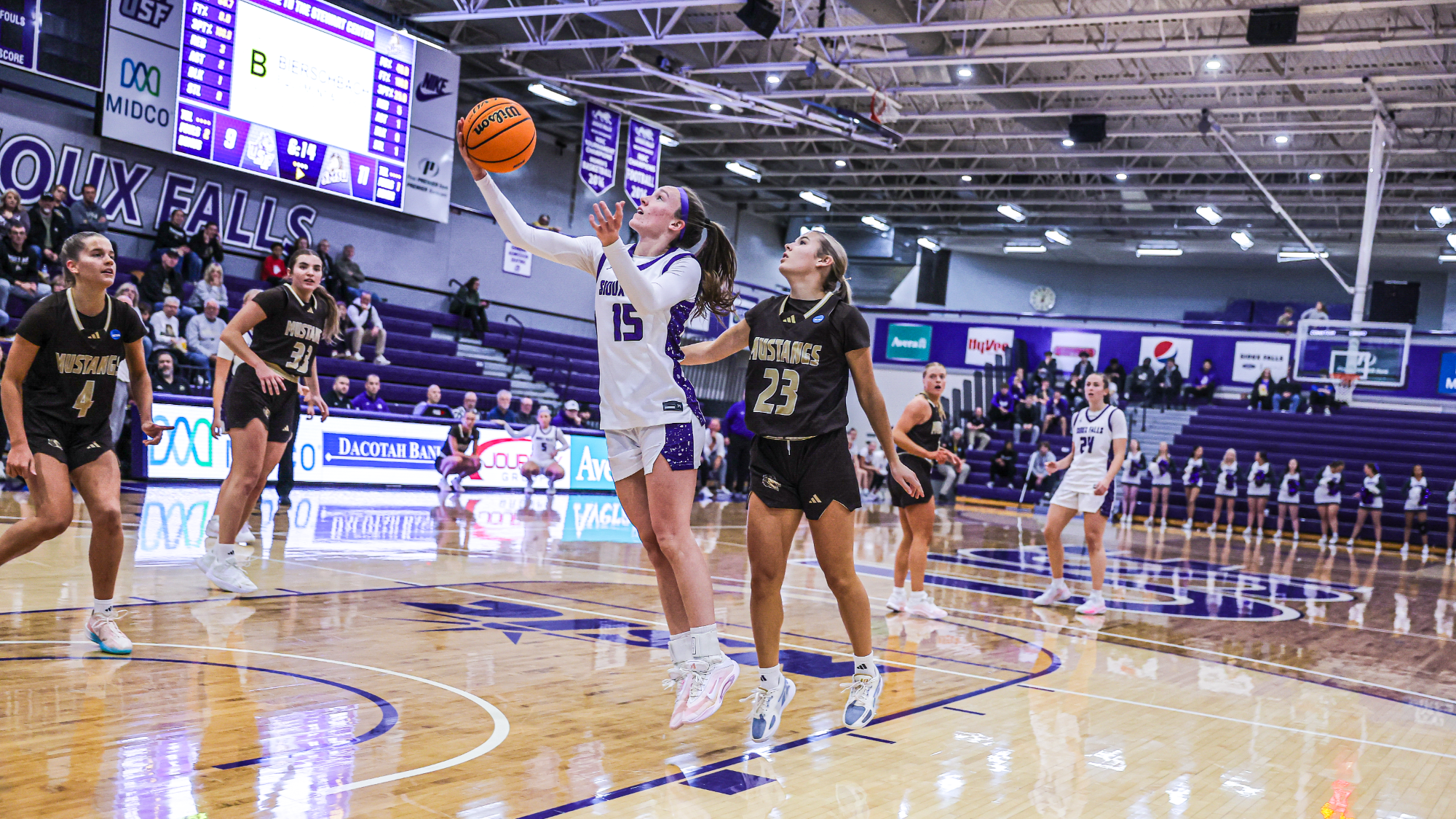 Alexis Rose takes a layup