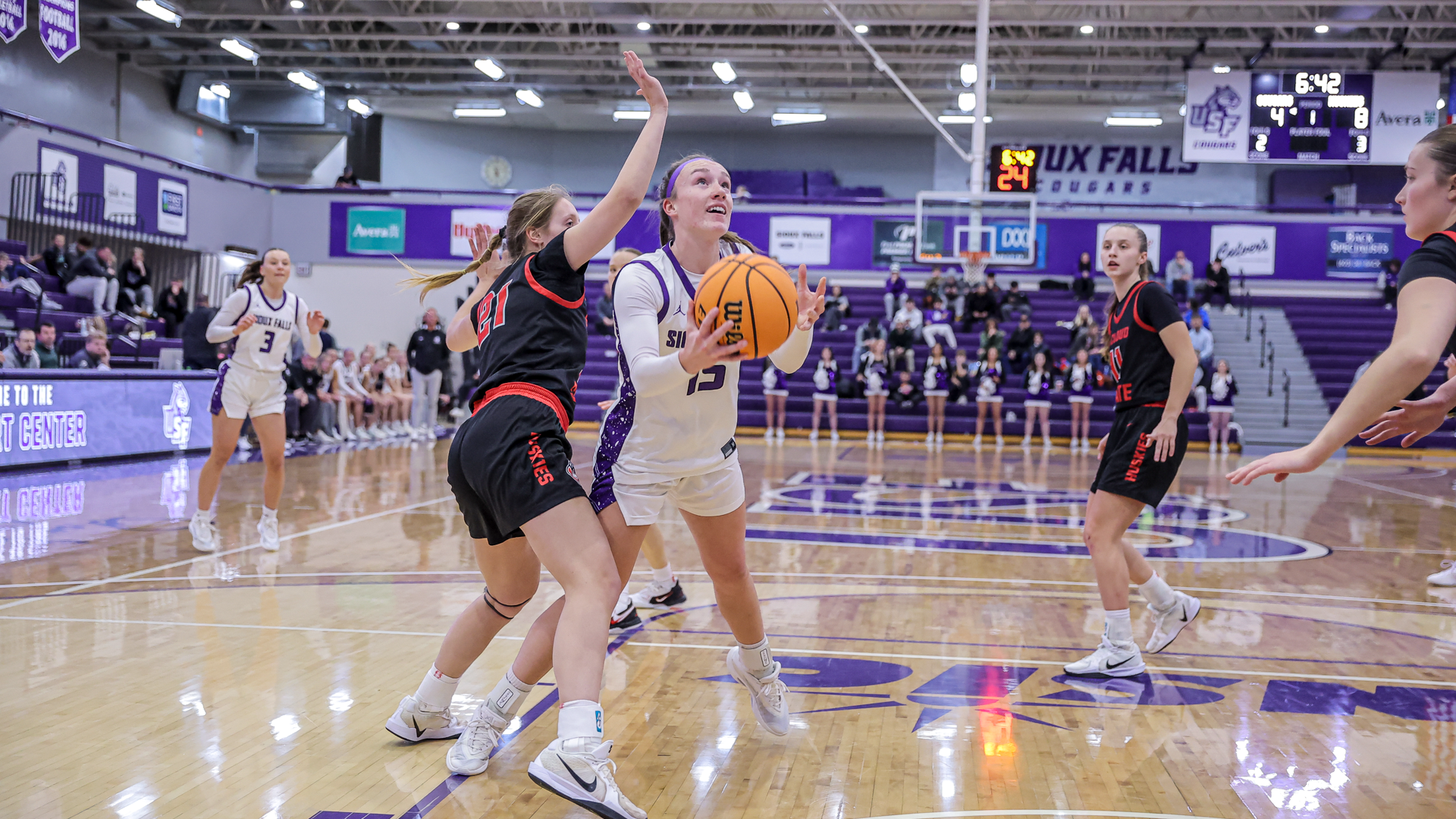 Alexis Rose takes a layup