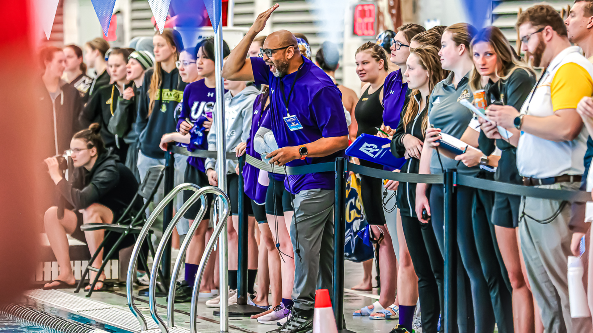 2024-25 USF Swim Team at NSIC Championships