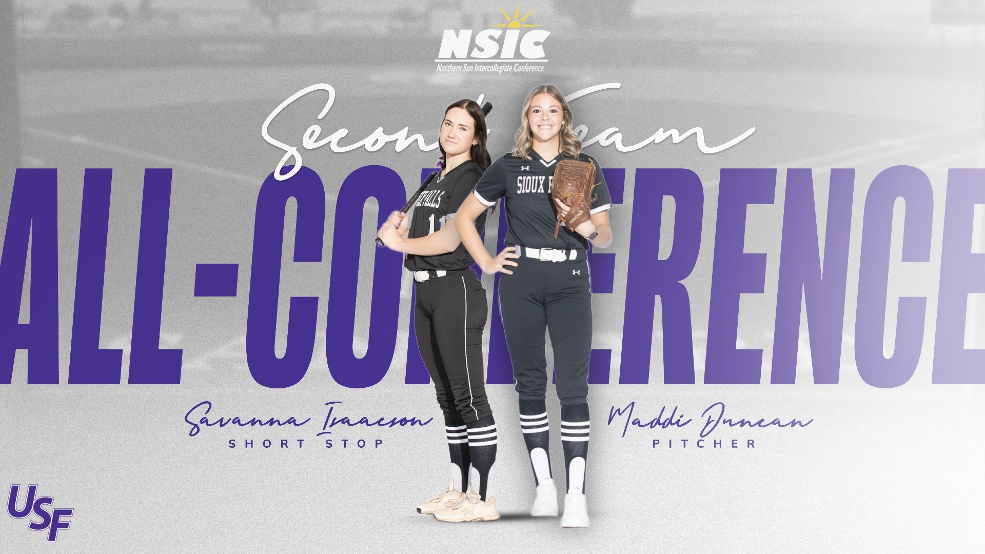 Duncan and Isaacson Earn NSIC All-Conference