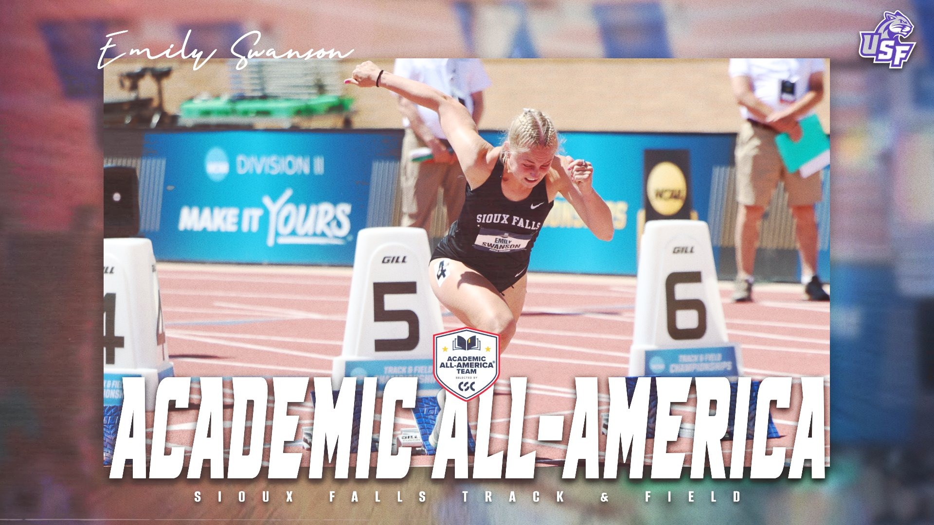 Emily Swanson Earns CSC Academic All-America Honors