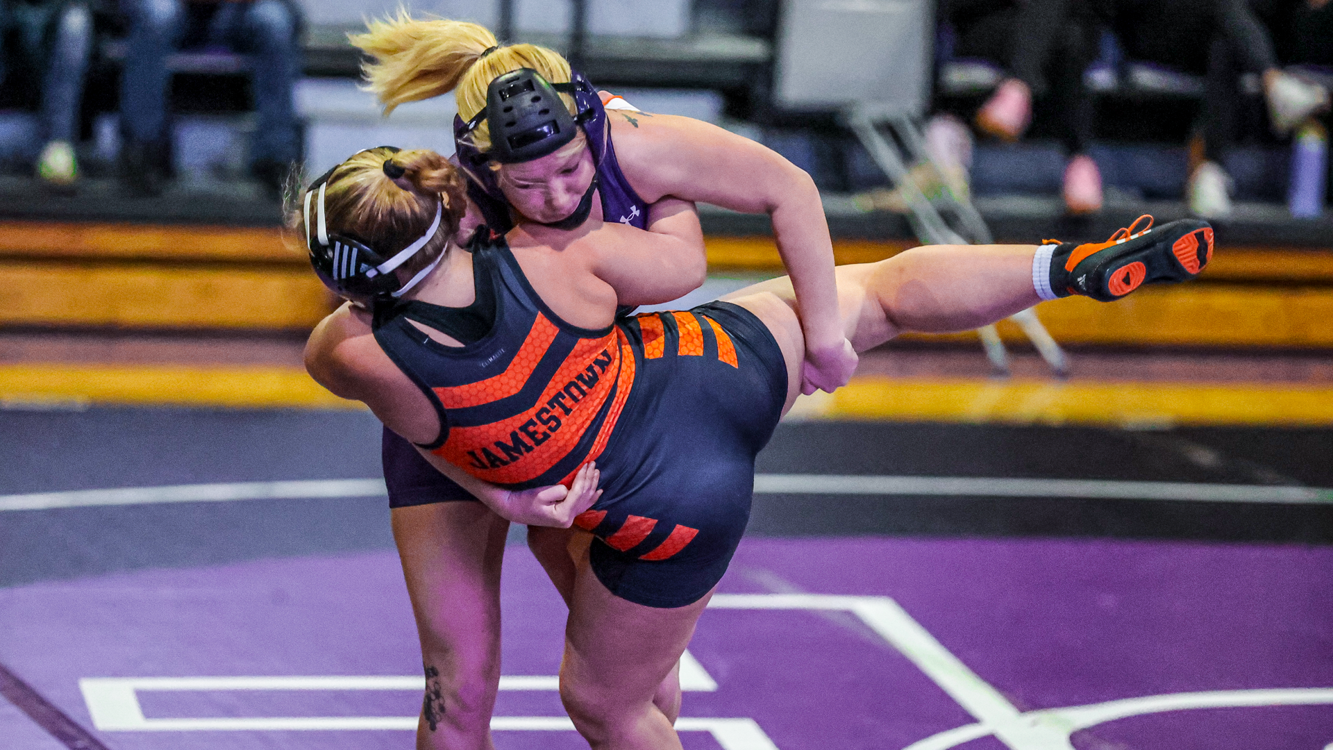 Brinley Green-Griffin takes down her opponent