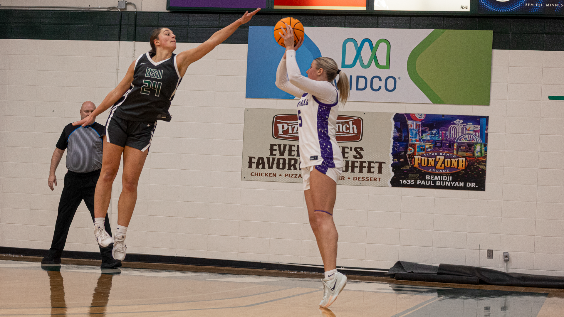 Landree Wilson takes a three