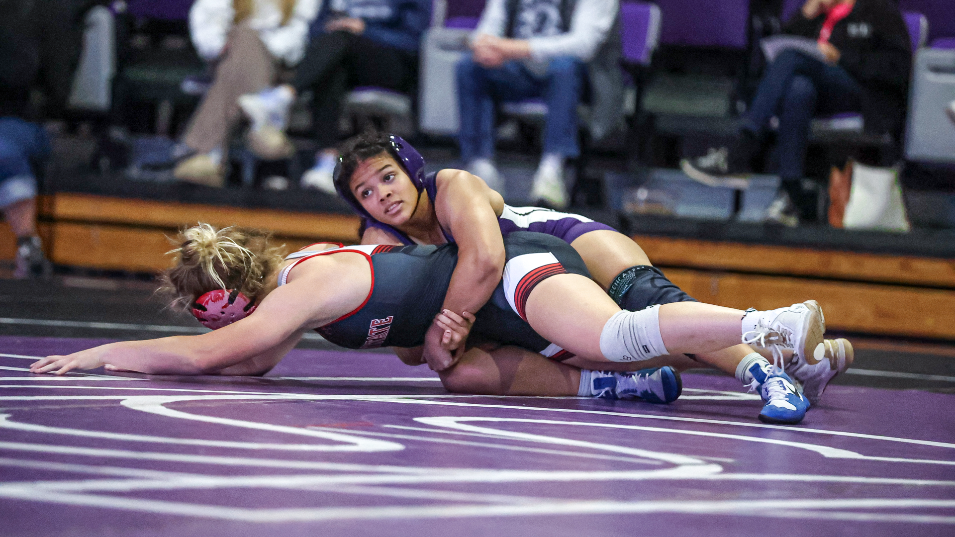 Kristi More takes down opponent