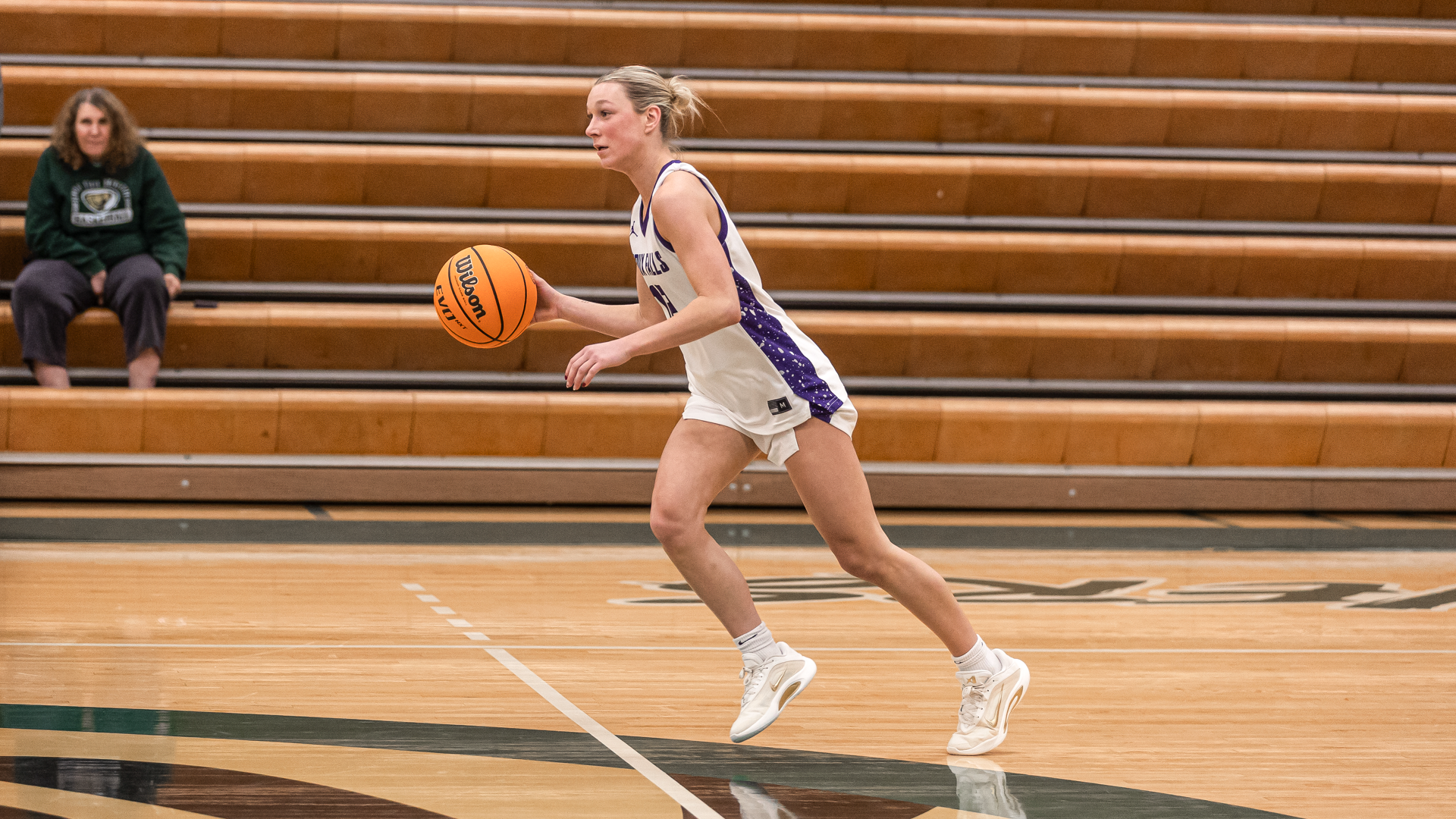 Rease Murtaugh handles the ball