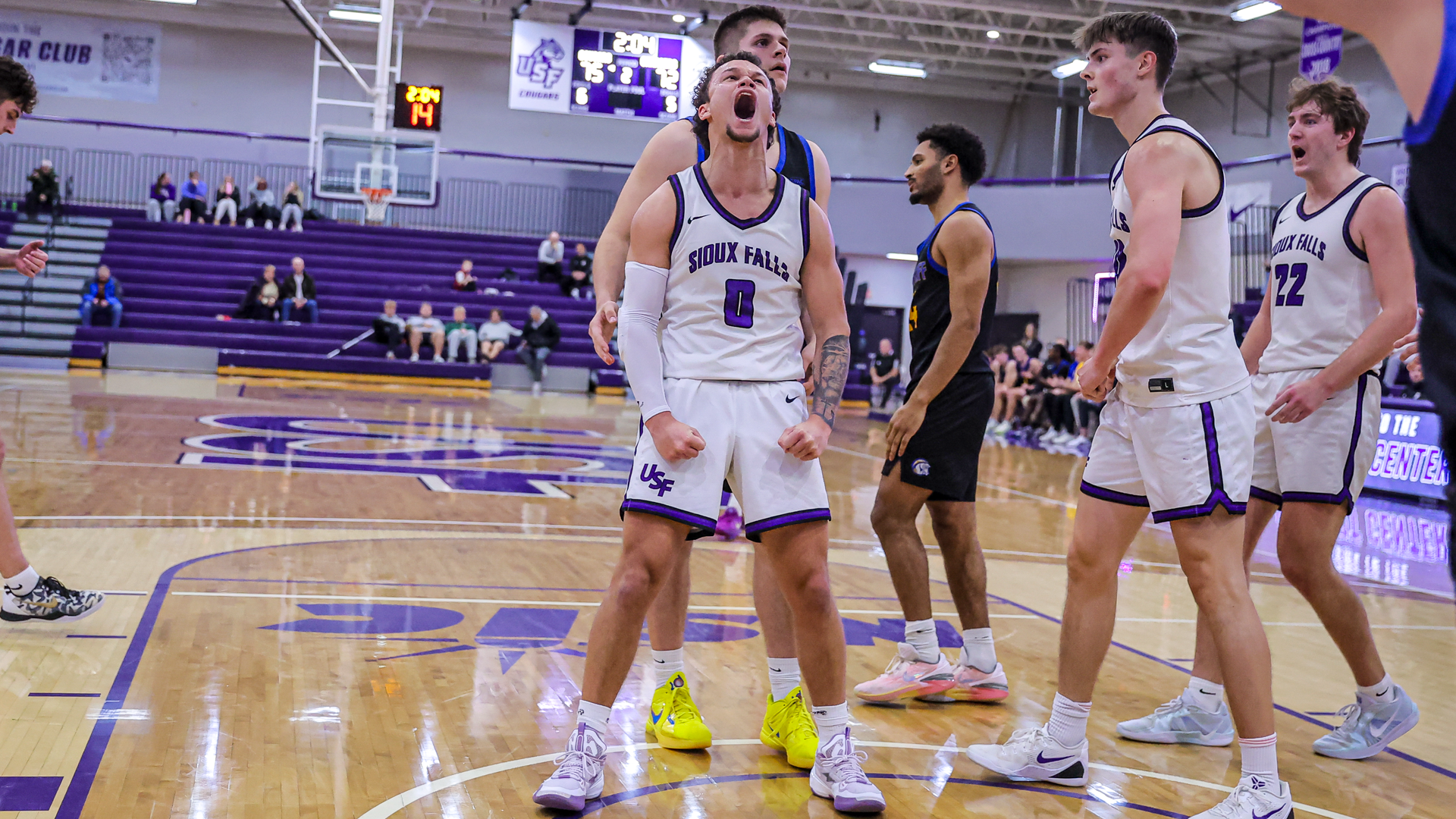 Taylen Ashley celebrates