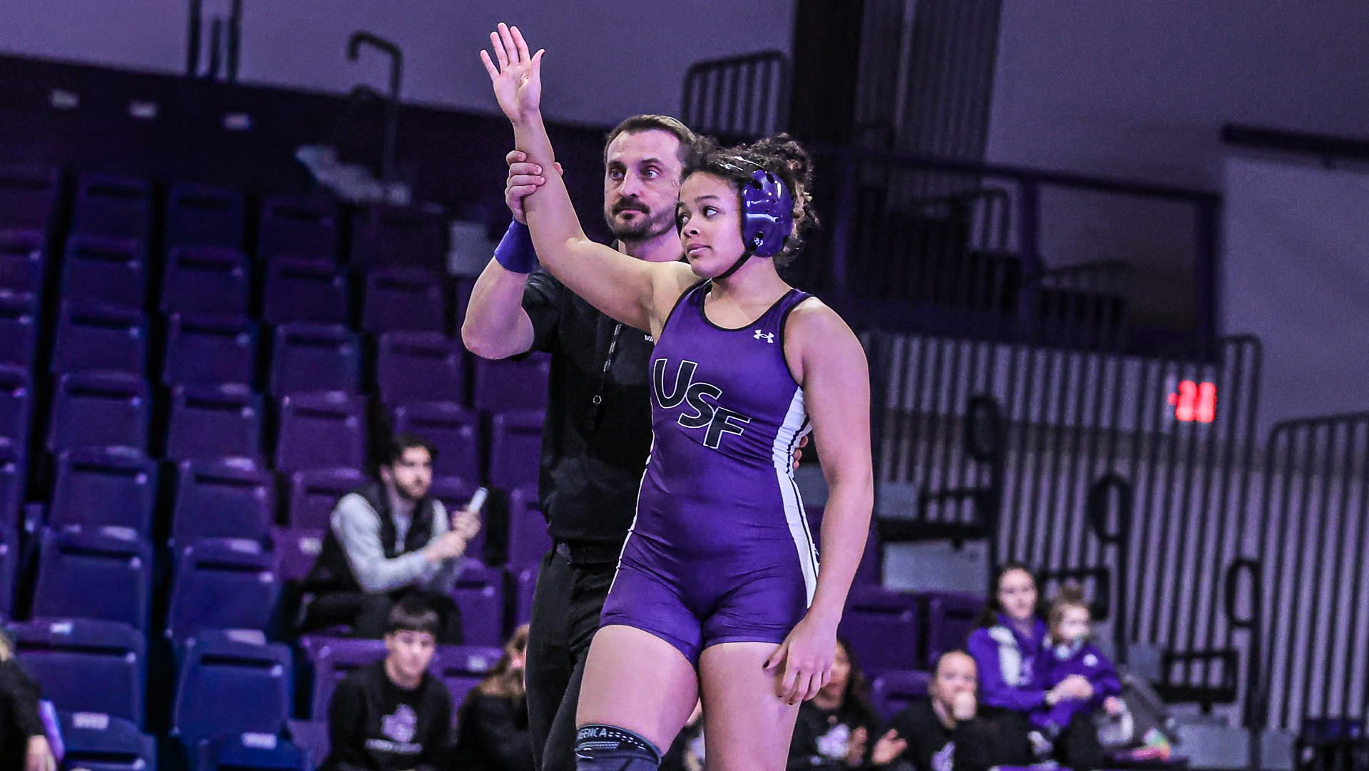 Kristy More defeats Chadron State Opponent