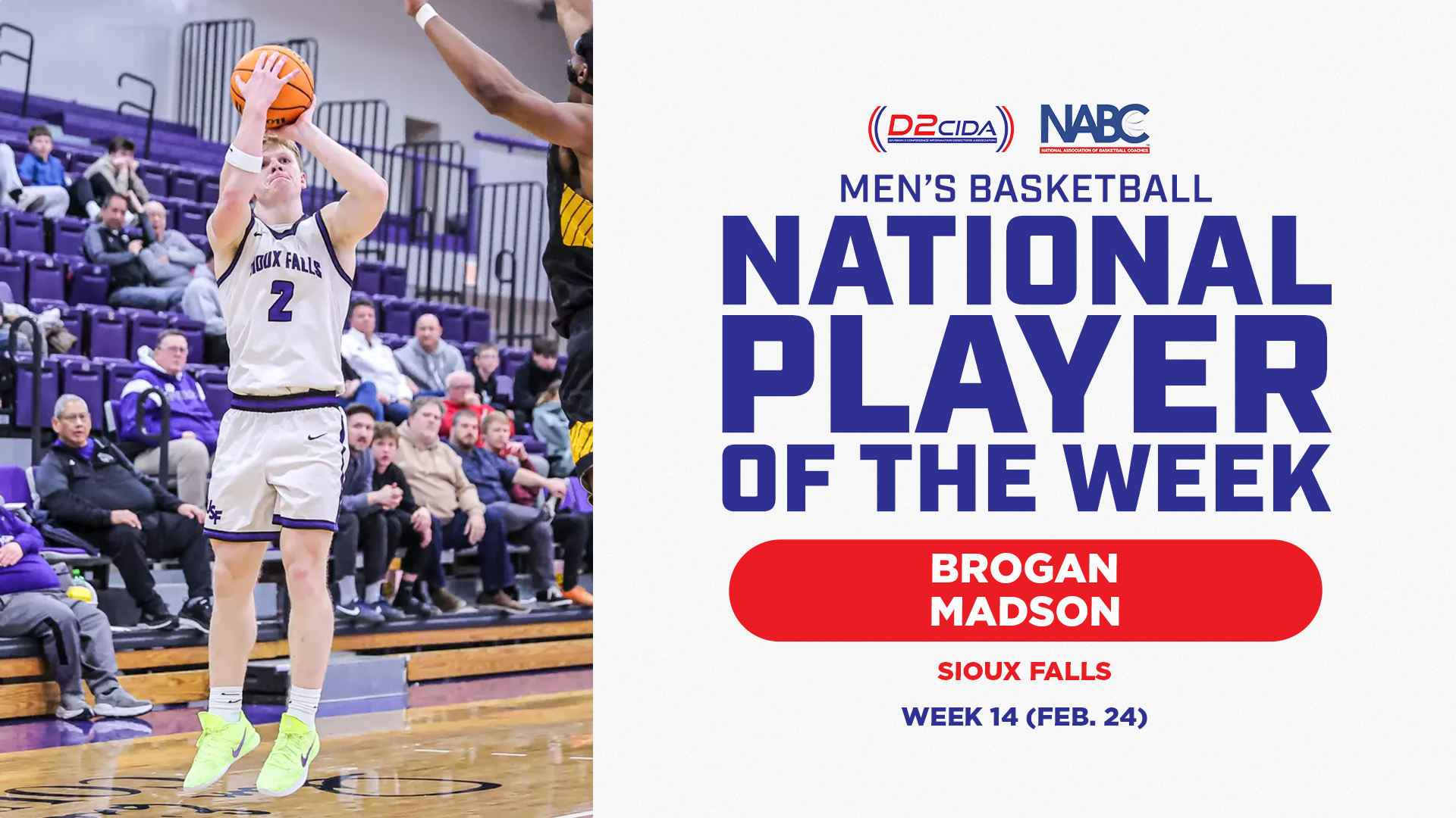 Brogan Madson National Player of the Week