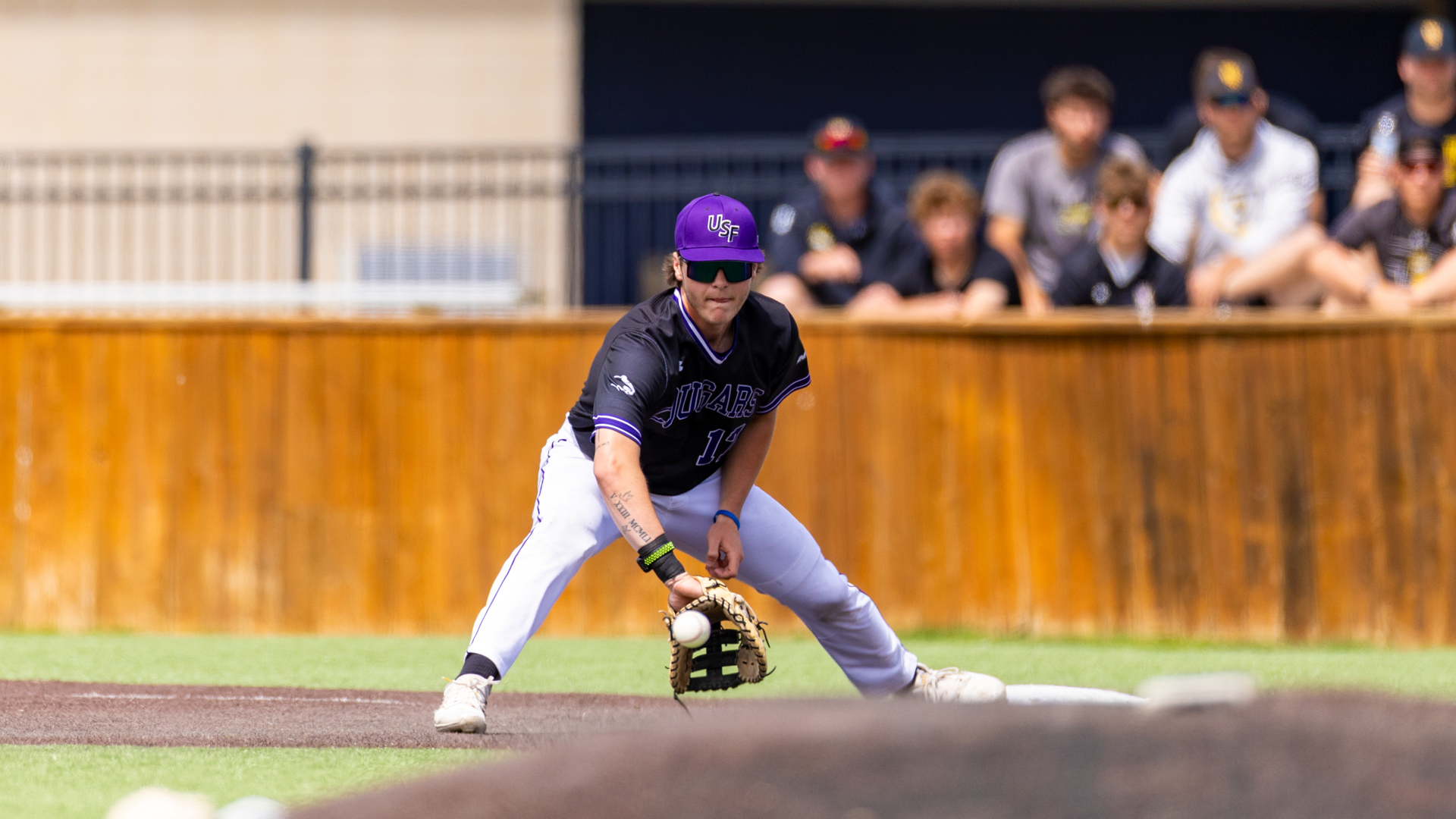 Mitch Iliff fields a throw