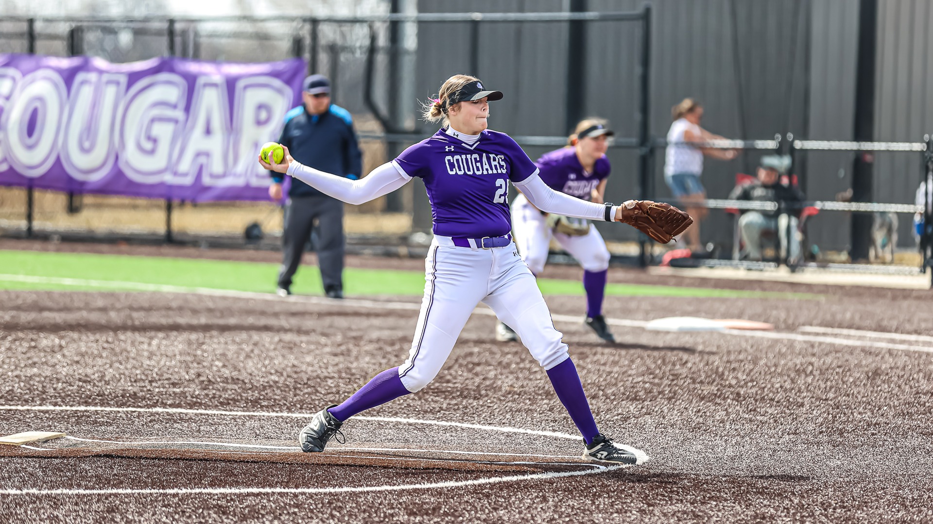 Maddi Duncan pitches against Bemidji State