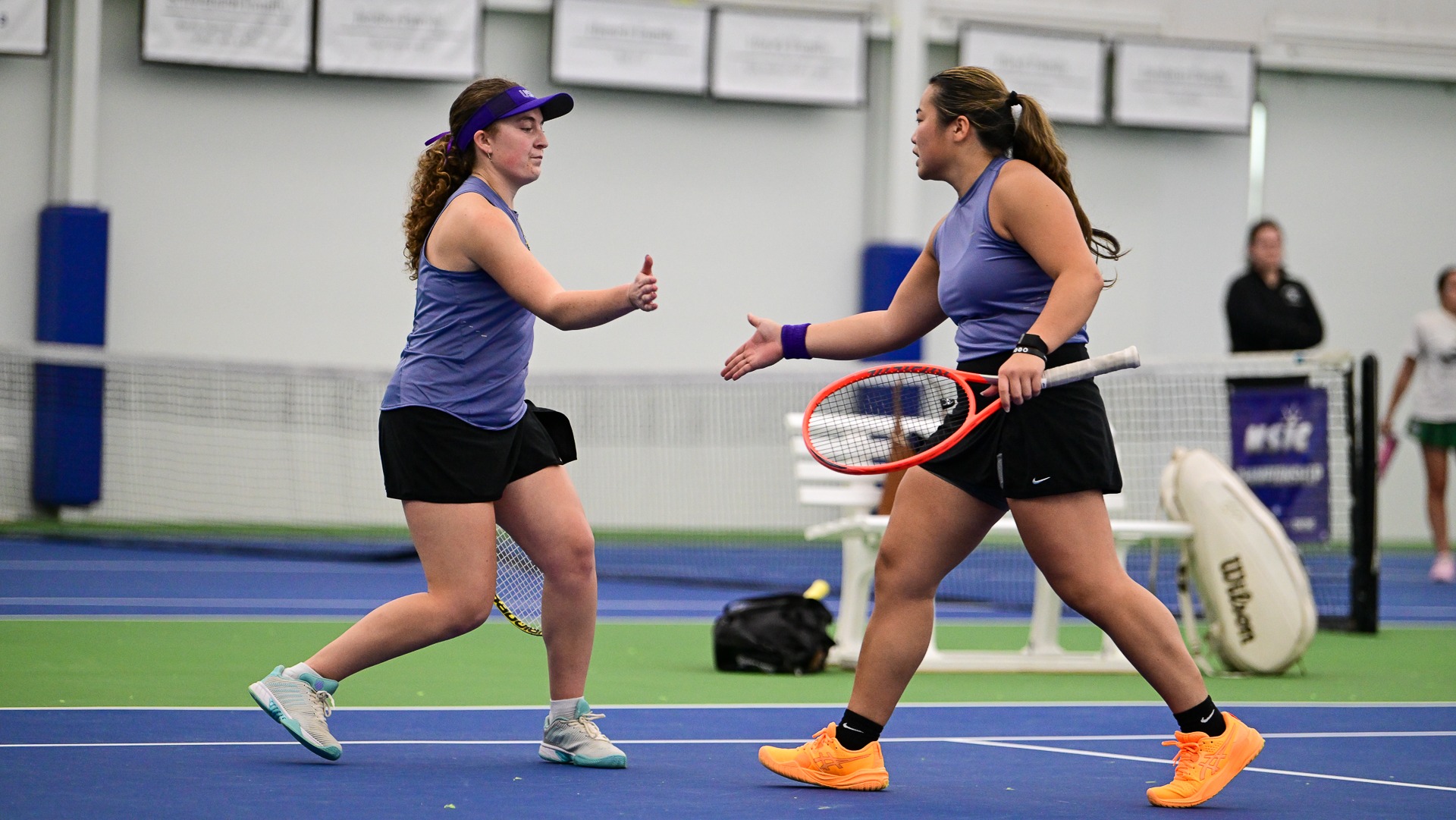Emma Rangel and Mylin Lemke win at No.3 Doubles vs Bemidji State