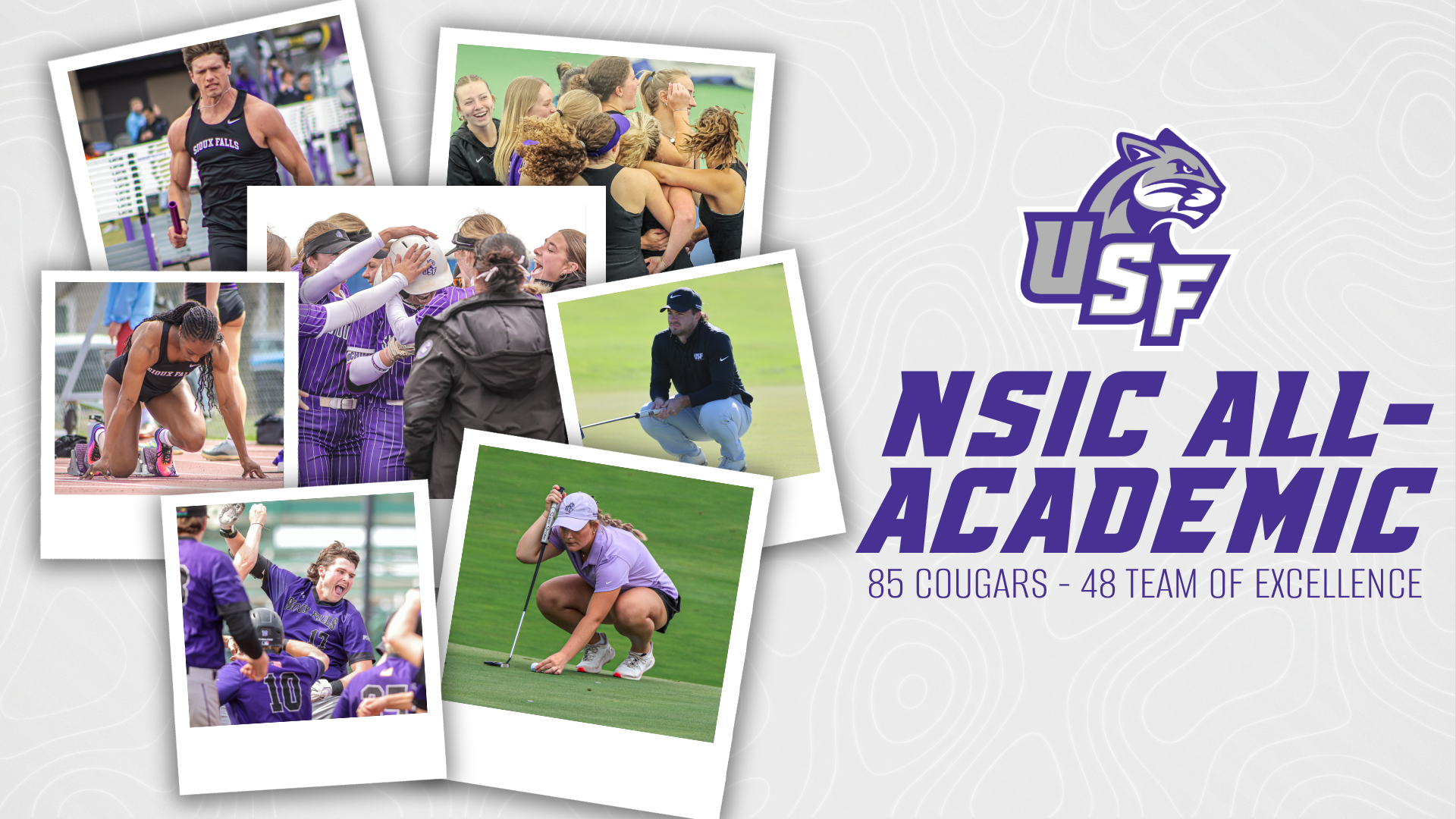 85 USF Student-Athletes earn spring NSIC All-Academic Honors; 48 earn Team of Excellence Award
