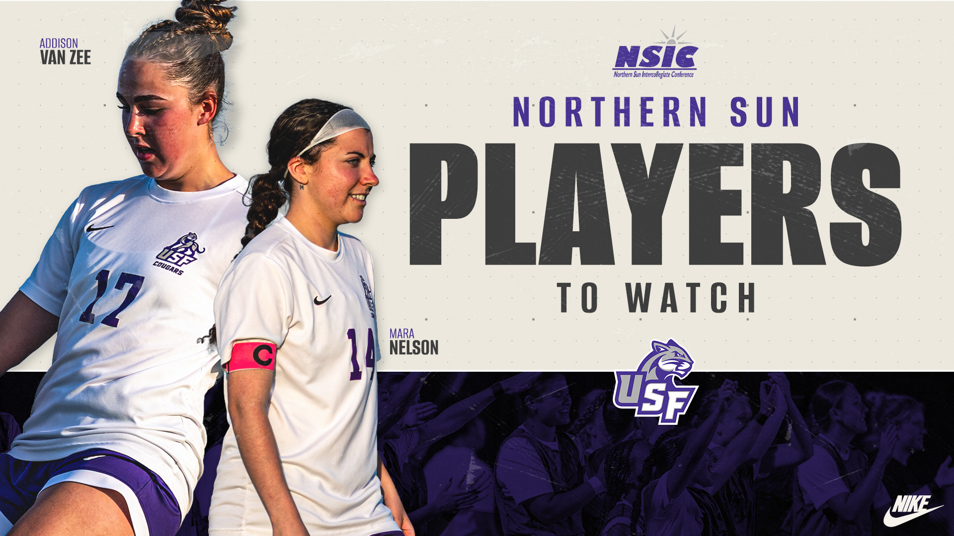 Addison Van Zee and Mara Nelson named athletes to watch in NSIC Preseason Coaches' Poll