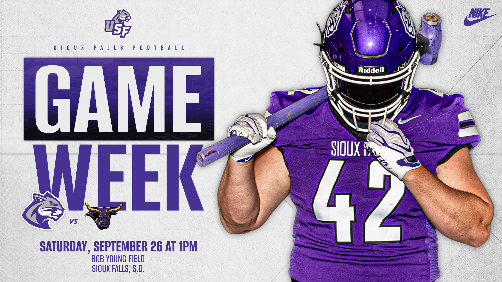 USF Football Game Week Graphic vs Minnesota State