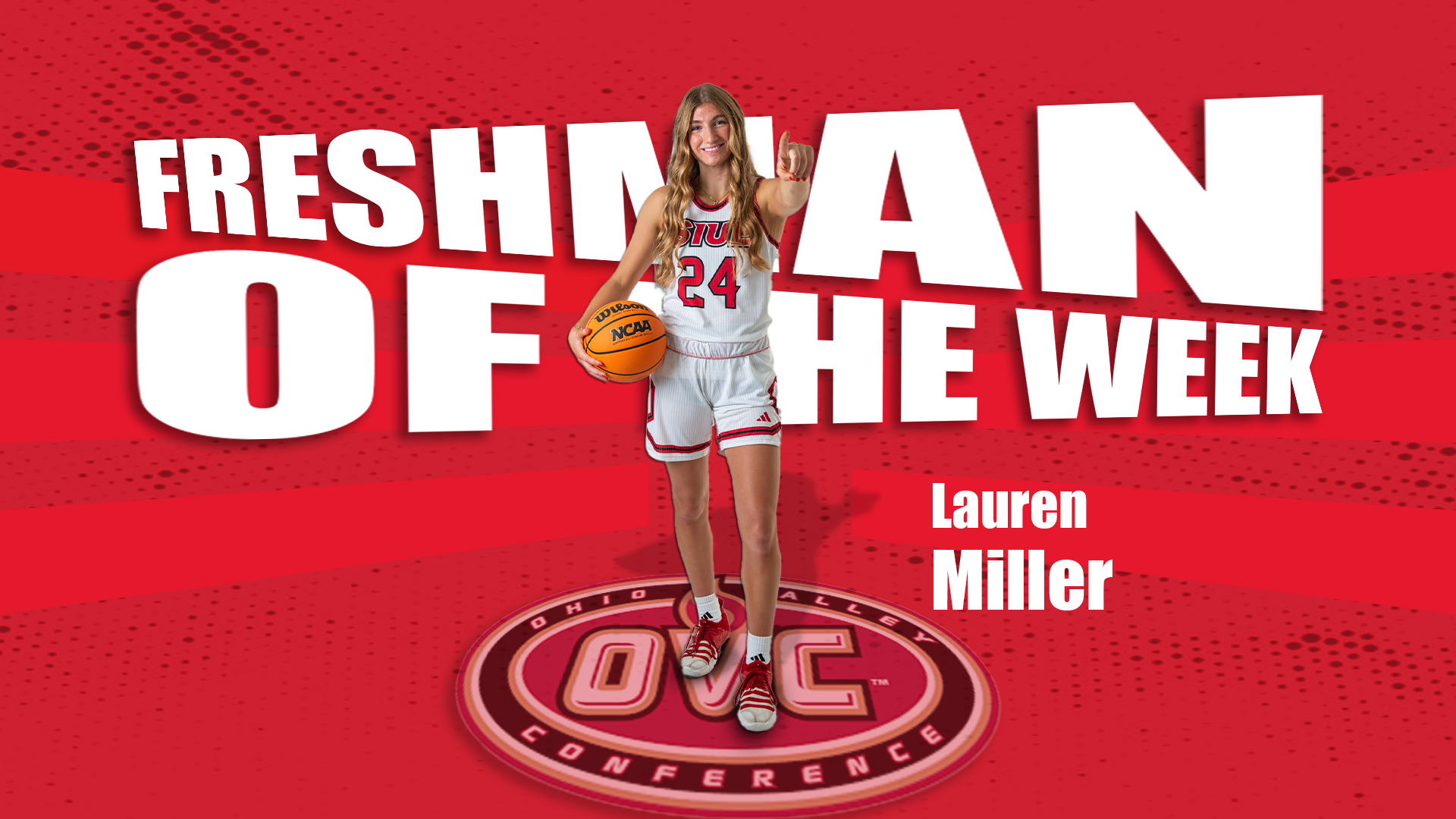 Laruen Miller OVC Freshman of the week