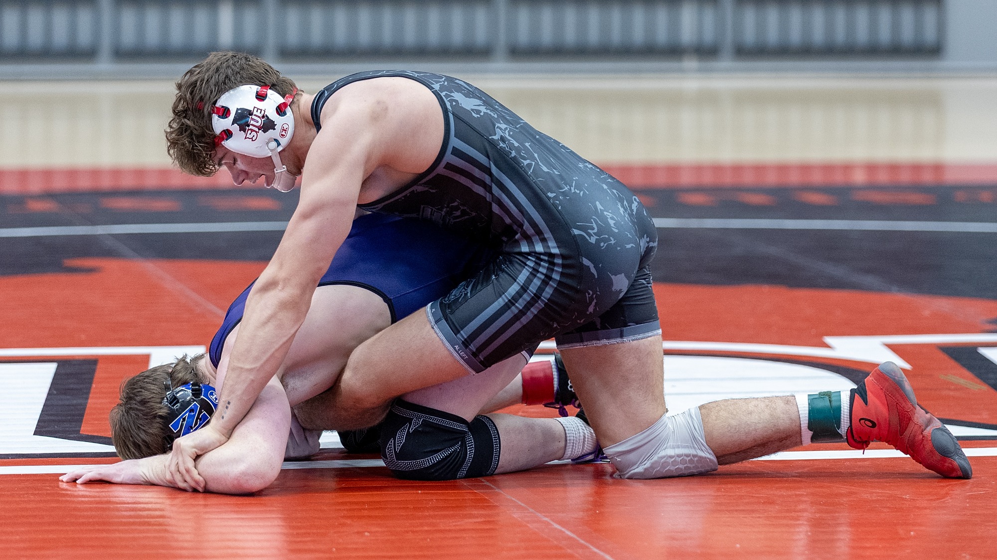 Wrestling vs Northwestern 11-15-25: SIUE Cougars host the Northwestern Wildcats for a wrestling match at the Vadalabene Center on the campus of Southern Illinois University Edwardsville, Saturday, November 15, 2025. (Photo: Scott Kane/SIUE Athletics)