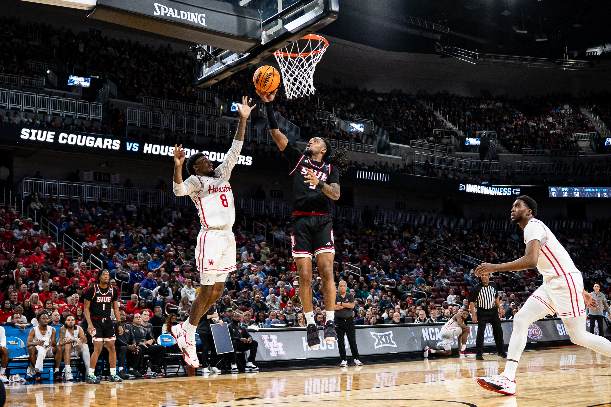 SIUE men's basketball takes on Houston in the first round of the NCAA Tournament at Wichita, Kansas