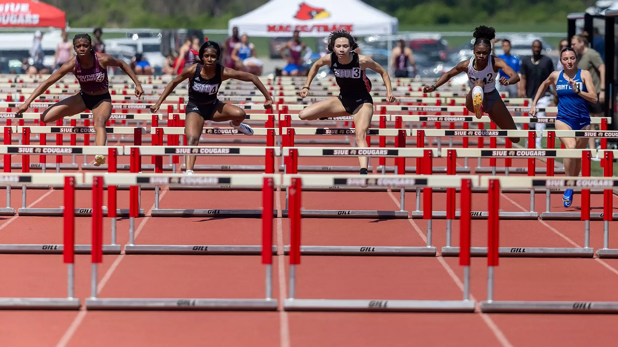 SIUE Track and Field Cougar Classic:  04-12-25: SIUE Track and Field host the the Cougar Classic at Ralph Korte Stadium on the campus of Southern Illinois University Edwardsville on Saturday, April 12, 2025.  (Photo: Scott Kane/SIUE Athletics)