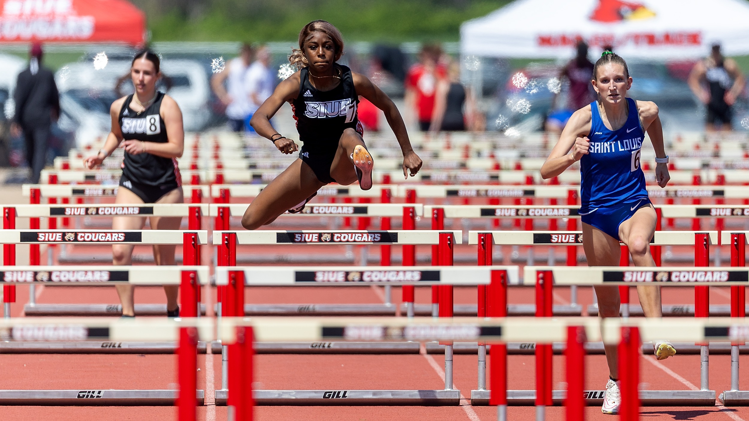 SIUE Track and Field Cougar Classic:  04-12-25: SIUE Track and Field host the the Cougar Classic at Ralph Korte Stadium on the campus of Southern Illinois University Edwardsville on Saturday, April 12, 2025.  (Photo: Scott Kane/SIUE Athletics)