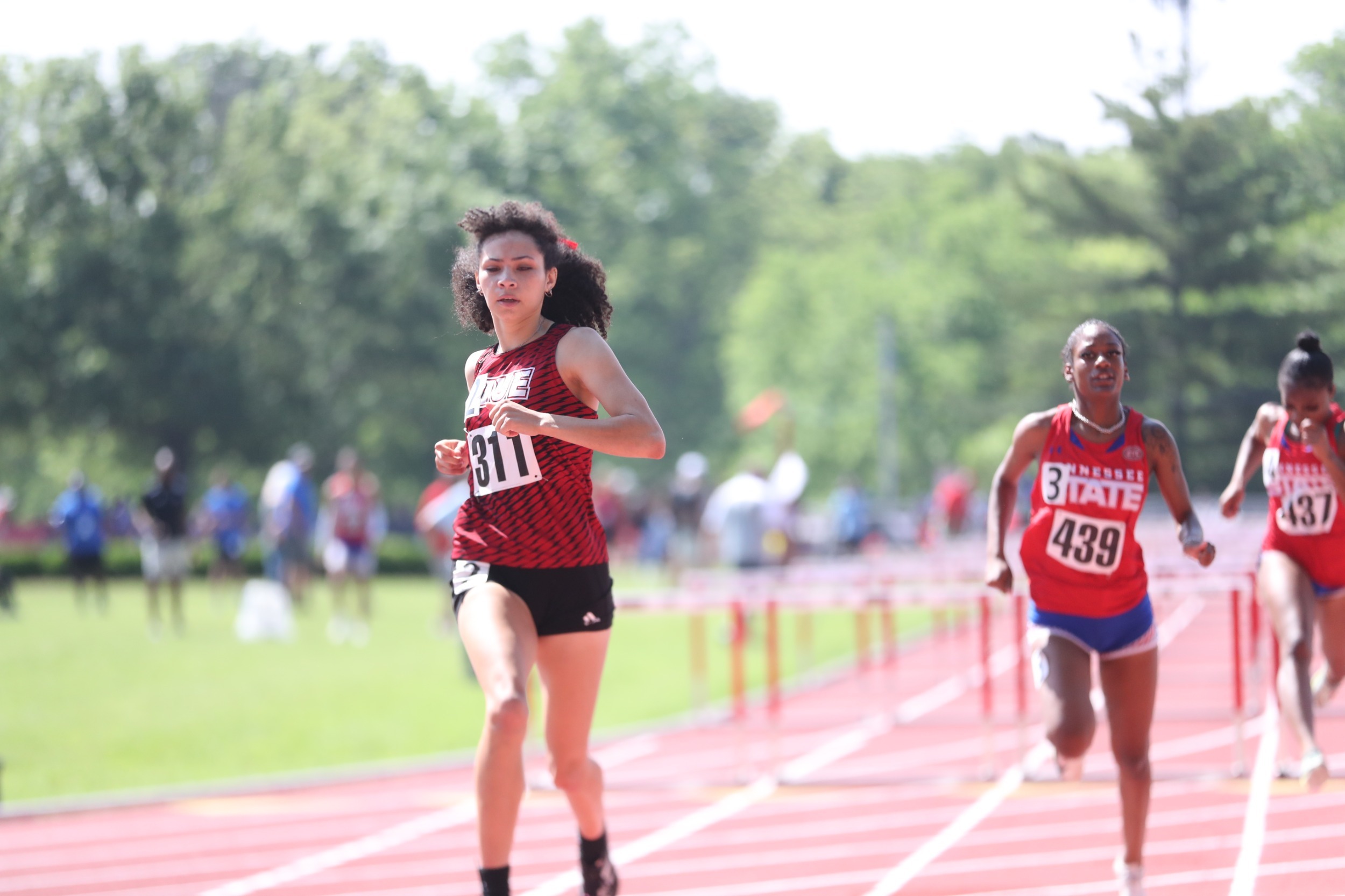 Mia Jackson Hurdling