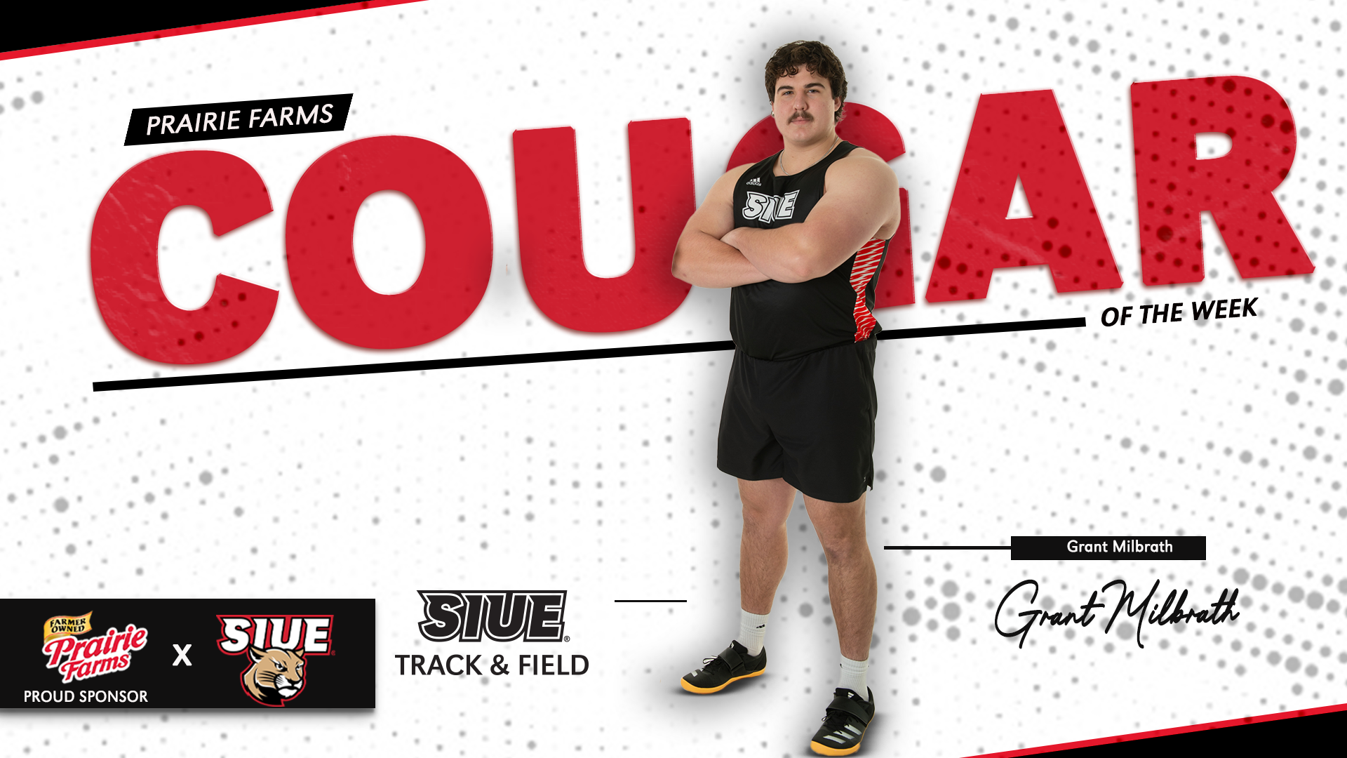 Grant Milbrath Prairie Farms Cougar of the week Jan.14
