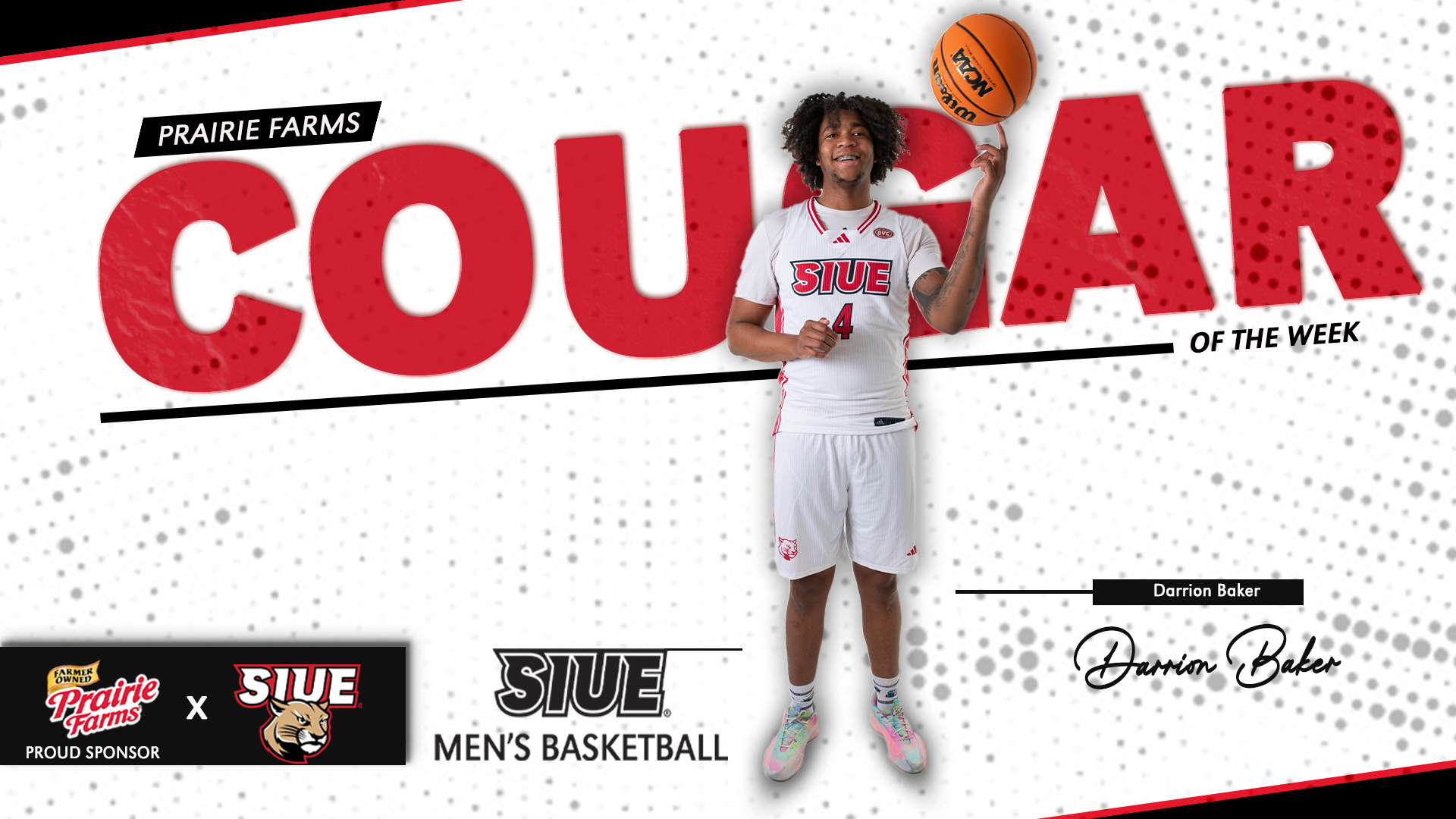 Darrion Baker Cougar of the week