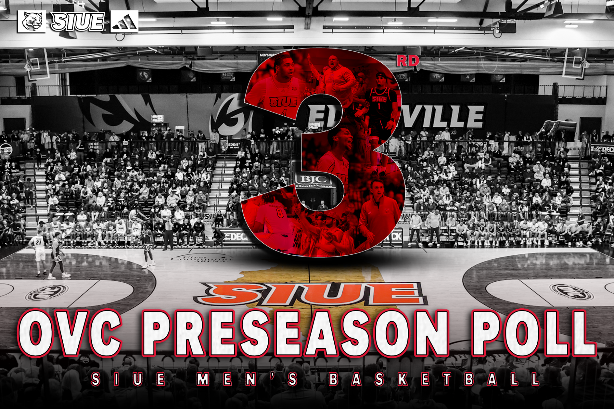 MBB third place preseason poll graphic
