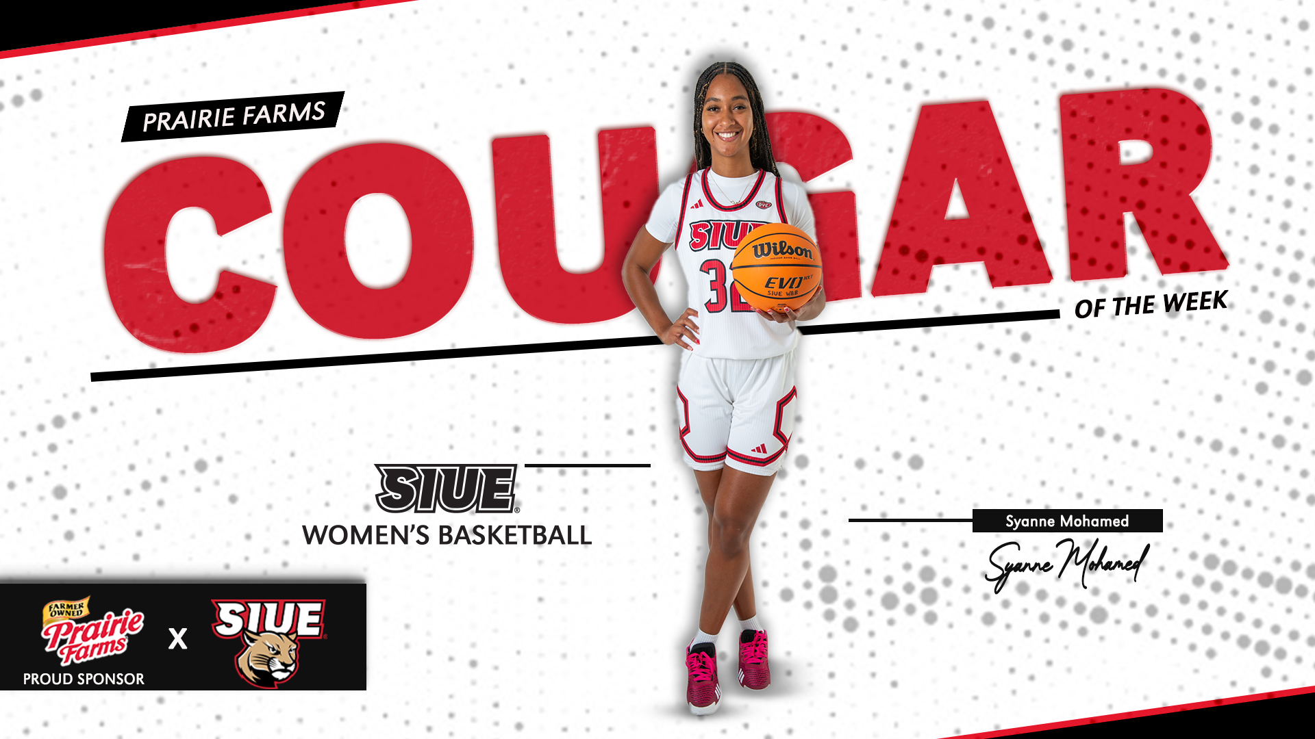 Syanne Mohamed Coug of the week