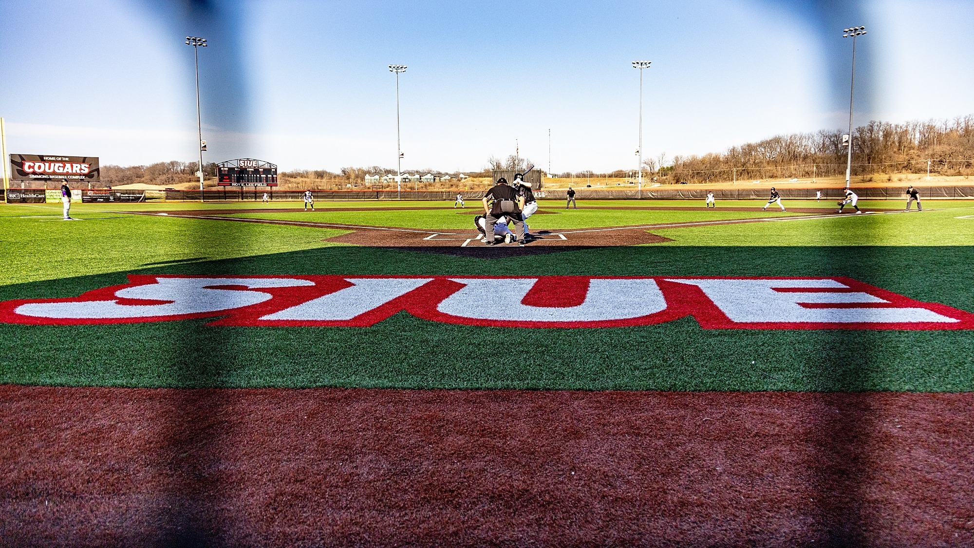 Roy E. Lee Field behind home