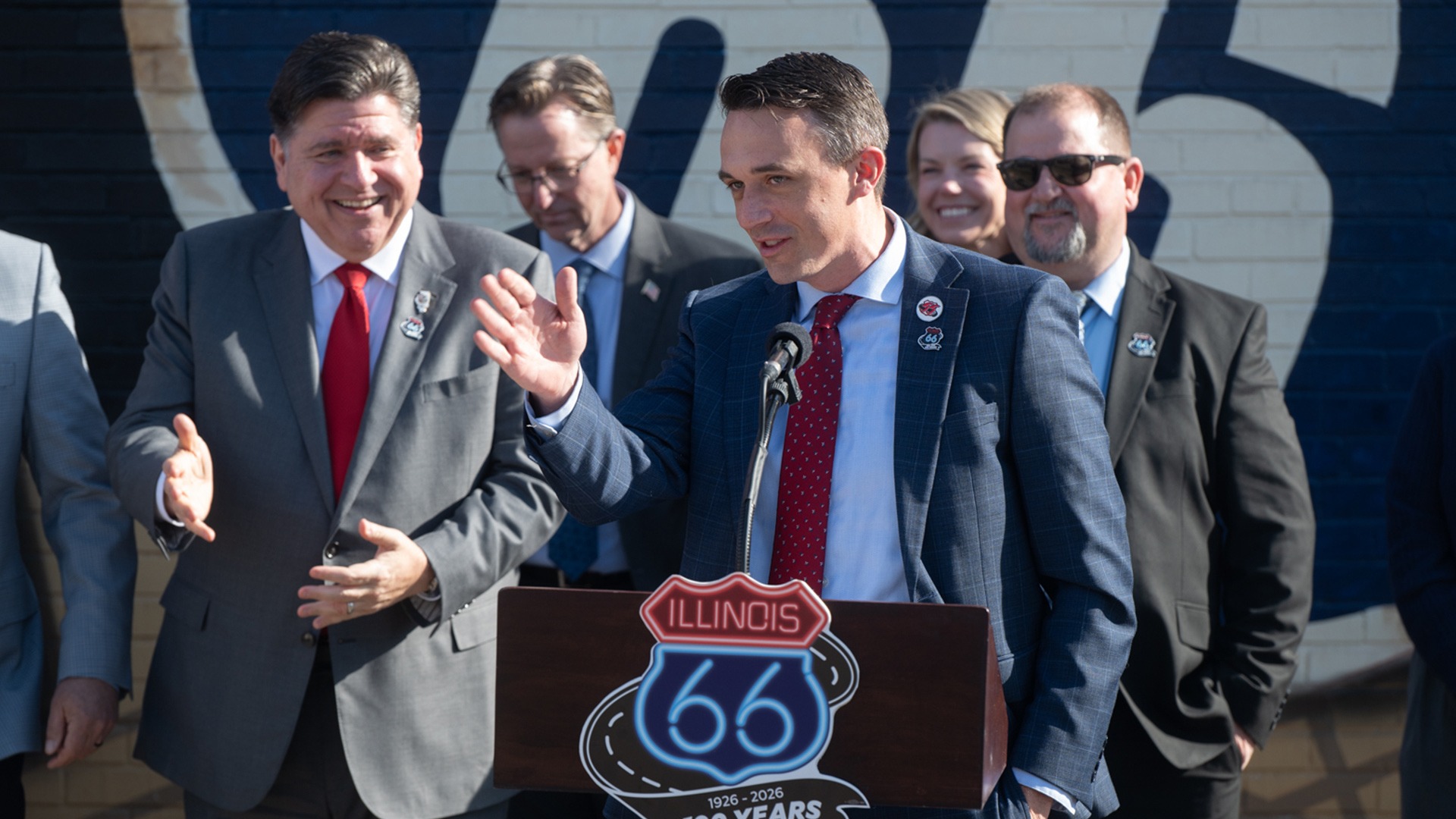 Barone speaks at Route 66 Press Conference