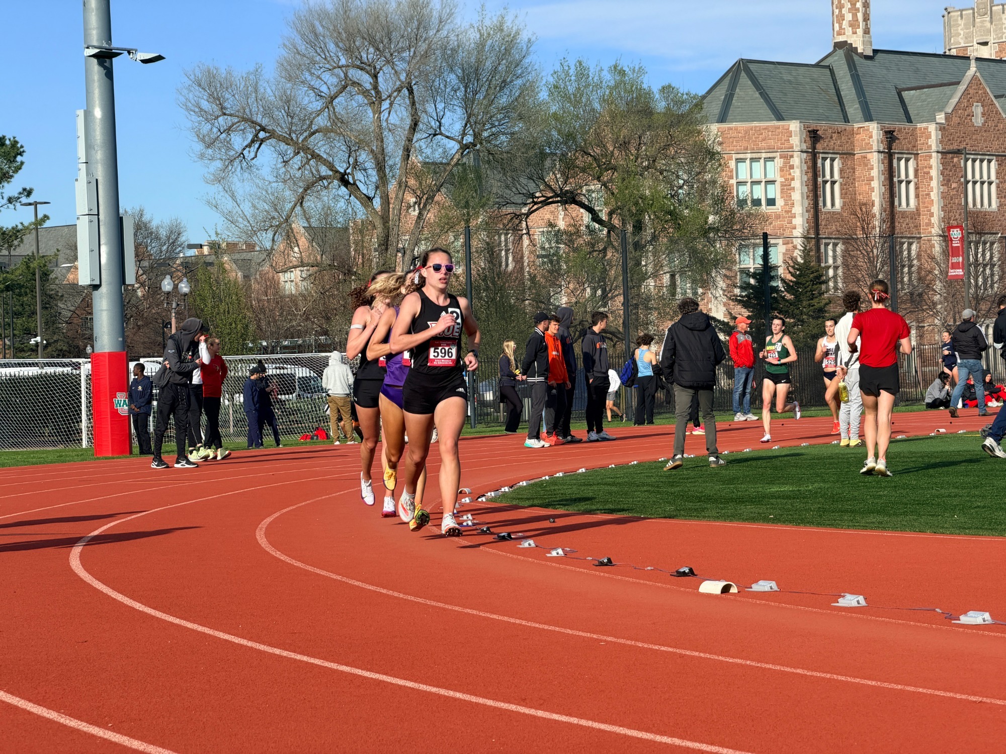 Erica Woodard Top 3 5k time 2026 Wash U Distance Carnival