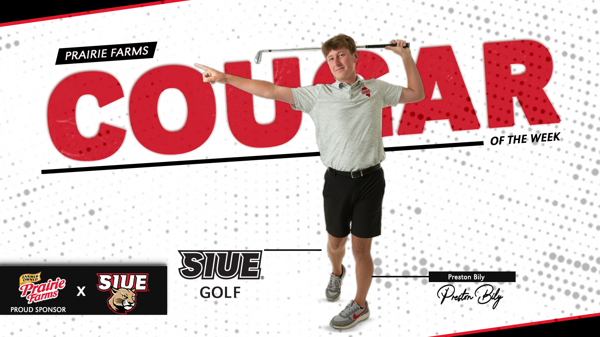 Preston Bily Cougar of the week