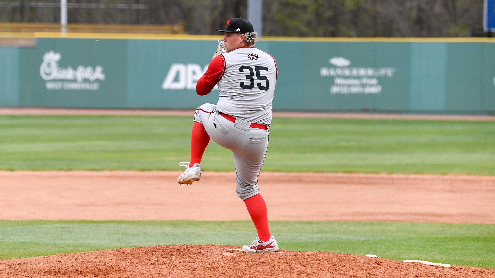Tim Teixeira pitches at Southern Indiana