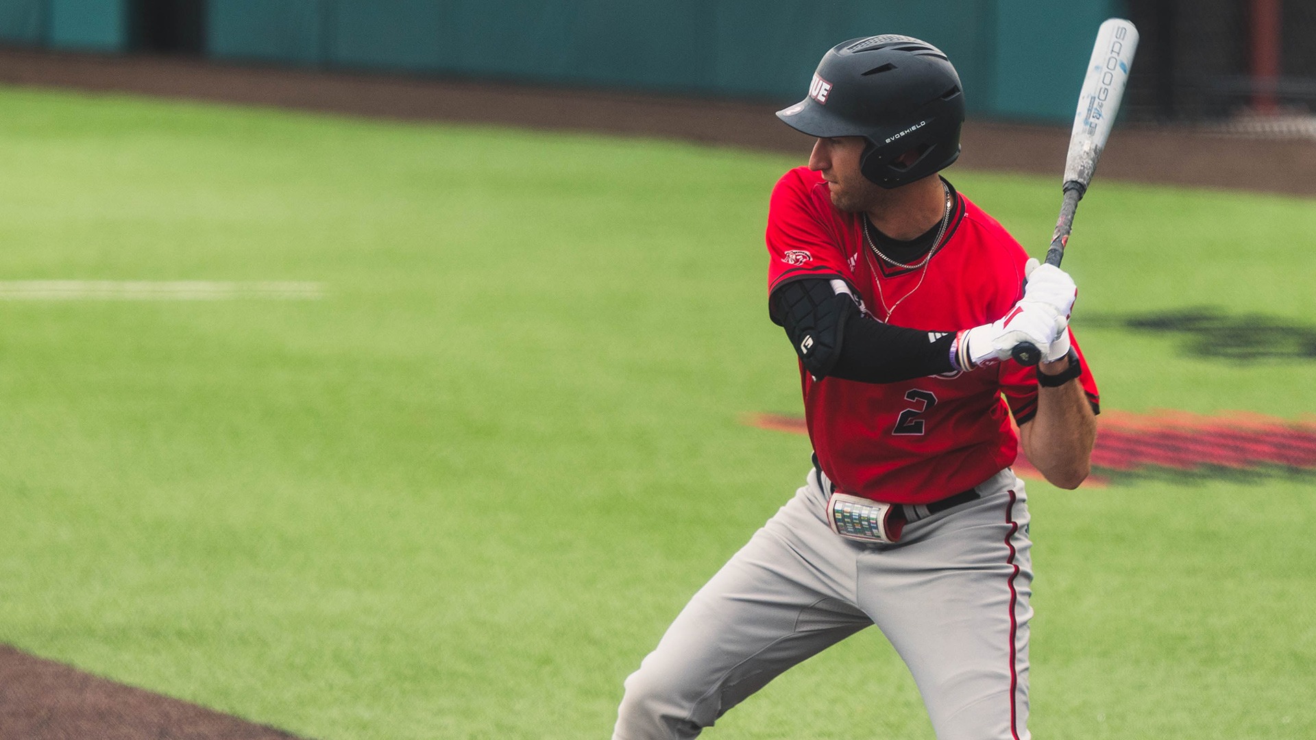 Ryan Niedzwiedz at bat at Evanvsille